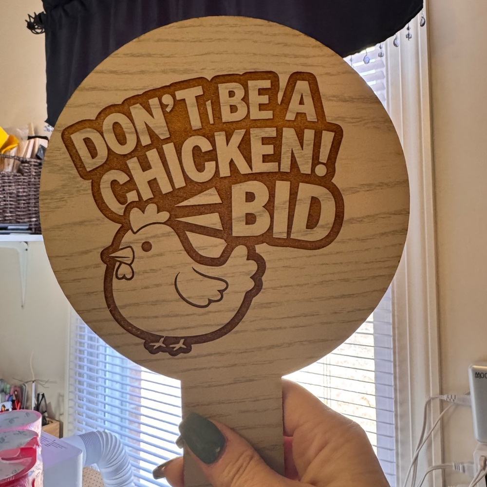 Customized Handmade Wood “Bundle No Bid” signs approx BOTH SIDES ENGRAVED - Picture 14 of 16